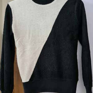 Stylish Black & White English Sweater