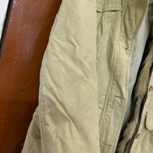 Olive Long Overcoat