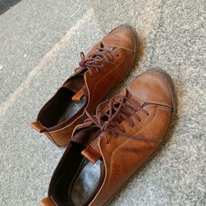 Men's Buckaroo By Mochi - Brown Leather Shoes
