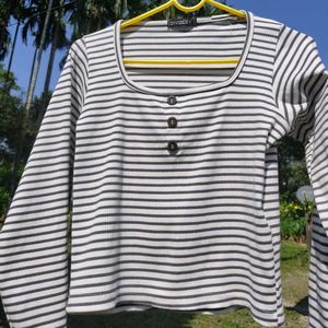 Striped Women Top