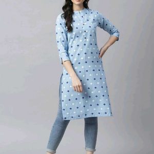 LIGHT BLUE KURTA FOR WOMEN 👕