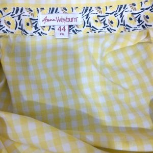 Yellow & White Check Shirt