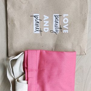 Love Beauty And Planet Pink Tote Bag