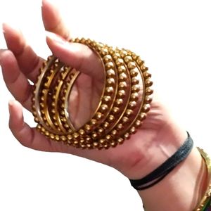 Golden Party Wear Bangles