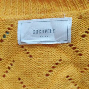 Price Drop Yellow Cardigan