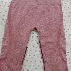 SAVANA pink Seamless Gym Tights Without Tag