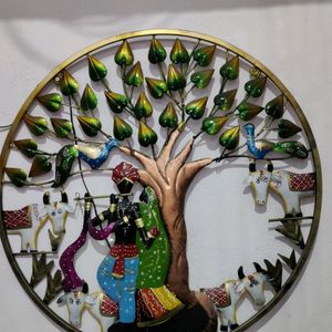 Wall Metal Radhe Krishna