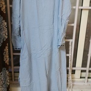 Simple Blue Kurta