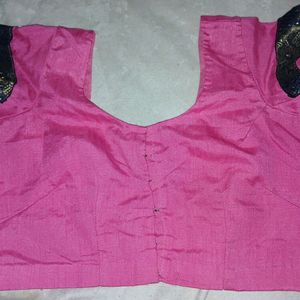 Pink Tailored Stitch Blouse