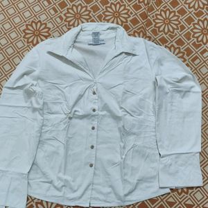 White Formal Shirt For Women