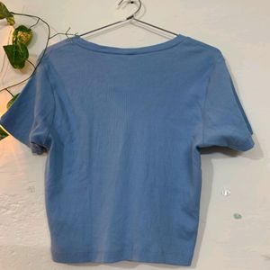 Sassafras Blue Crop Top ❤️