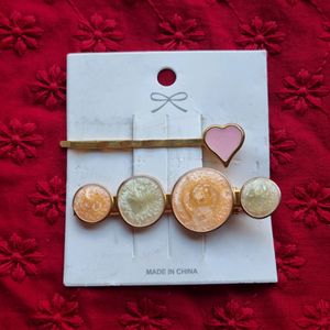 Korean Hair Pins Card Combo Of 4