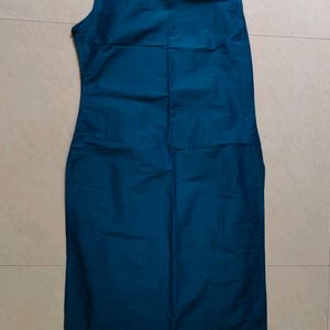 Blue Green Dual Sleeveless Kurta - 38