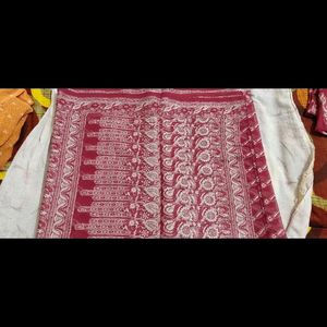 Maroon Saree