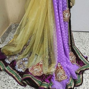 Heavy Festive Saree... Negotiable Slightly