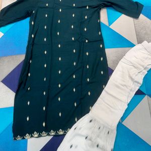 New Womens Kurta Set With Lower Size XL Festive