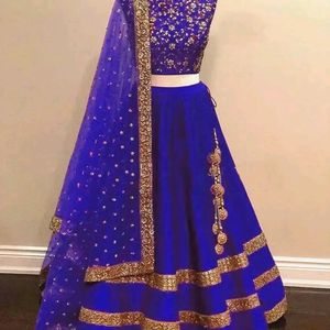 🤩 Flash Sale 🥰Elegant Semi Stitched Lehenga🥰