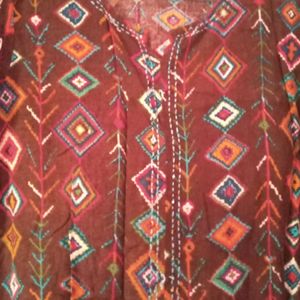 Beautiful Kurta With Front Slit