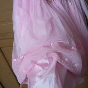 Beautiful Party Wear Pink Frock