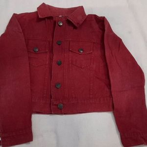 Trendy Crop Denim Jacket