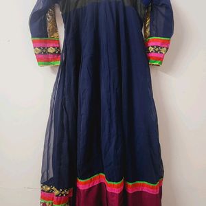 Blue Anarkali Gown