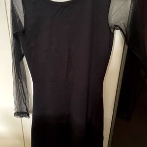 [price drop] women western black dress trendy