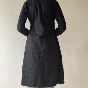 Kurtha Medium Size Black Kurth