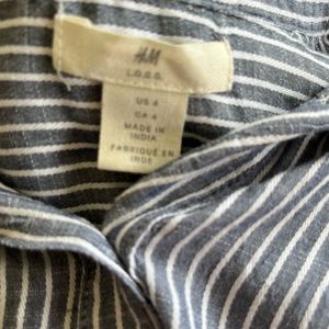 H&M Striped Casual Shirt