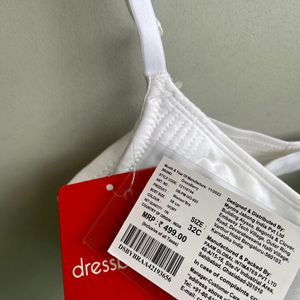 Authentic DRESSBERRY Non Wired 95% Cotton Bra