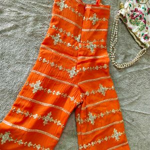 Baby Girl Fancy Partywear Jumpsuit