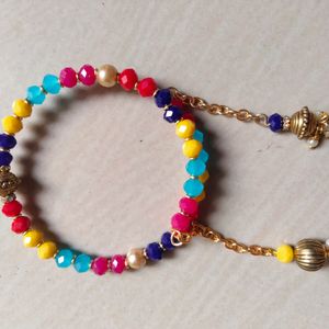 Bracelet Lumba Rakhi for Bhaiya Bhabhi - Couple Ra