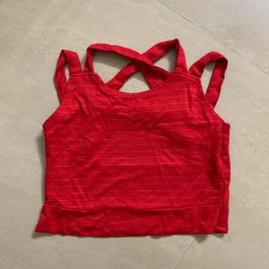 Red Crop Top For Women