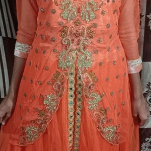 Indo Western Lhnga Choli & Dupatta