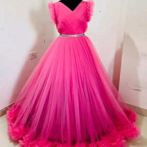 Pink Long Gown