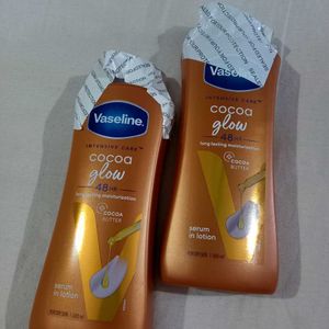 Vaseline Cocoa Glow Body Lotion.. Pack Of 2