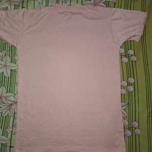 Zara Unisex Pink T-shirt