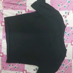 Black Crop Top XS