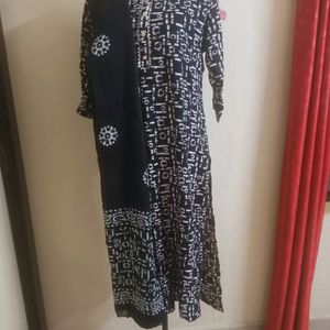 Black Kurtha Set