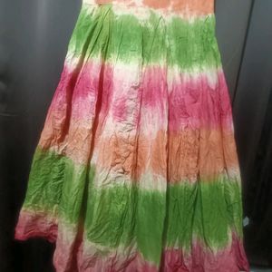 Multicolour Long Skirt