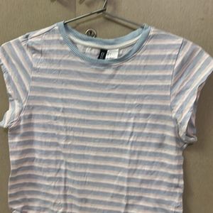 H&M Basic Stripped Top