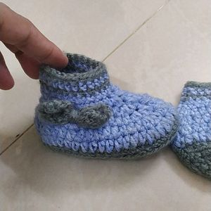 Baby Woollen Bootie Socks