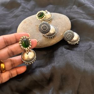 Combo Jumkha With 2 Finger Rings