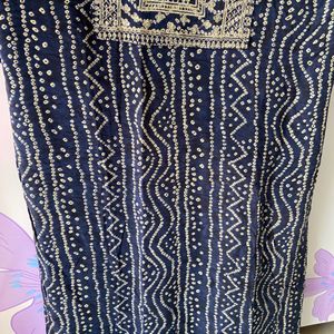 bandhani style ethnic kurta