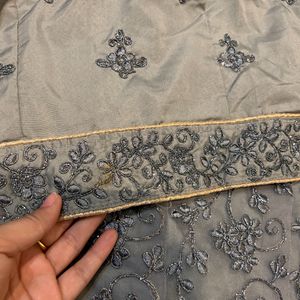 Partwear Grey Lehnga