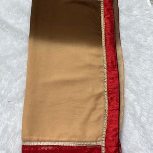 Red Brasso Saree