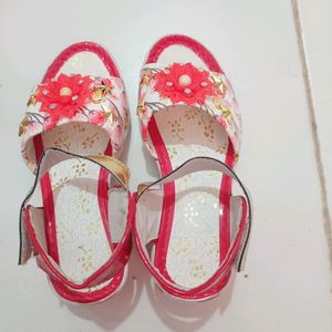 Red& White Colour Footwear