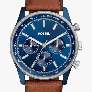 Fossil Sullivan BQ2512 Men'n Blue Dial Watch.