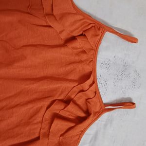 Orange Strap Tunic