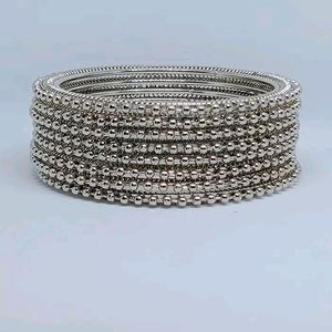 Ethnic Traditional Silver Plated Classic Bangles