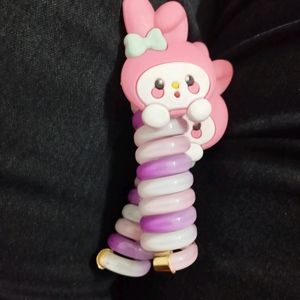 Kids Teddy Spiral Hair Tie Accessory